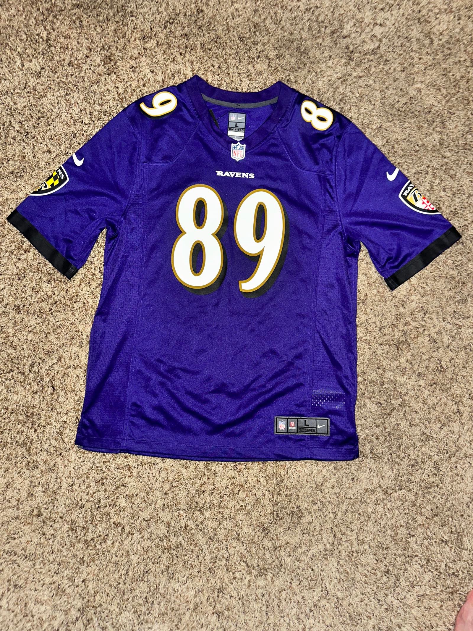 Men''s Baltimore Ravens Mark Andrews Nike Purple Game Jersey