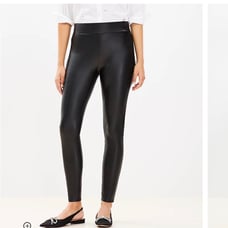 NWT! LOFT Faux Leather Leggings