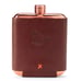Leather-Wrapped Copper Flask