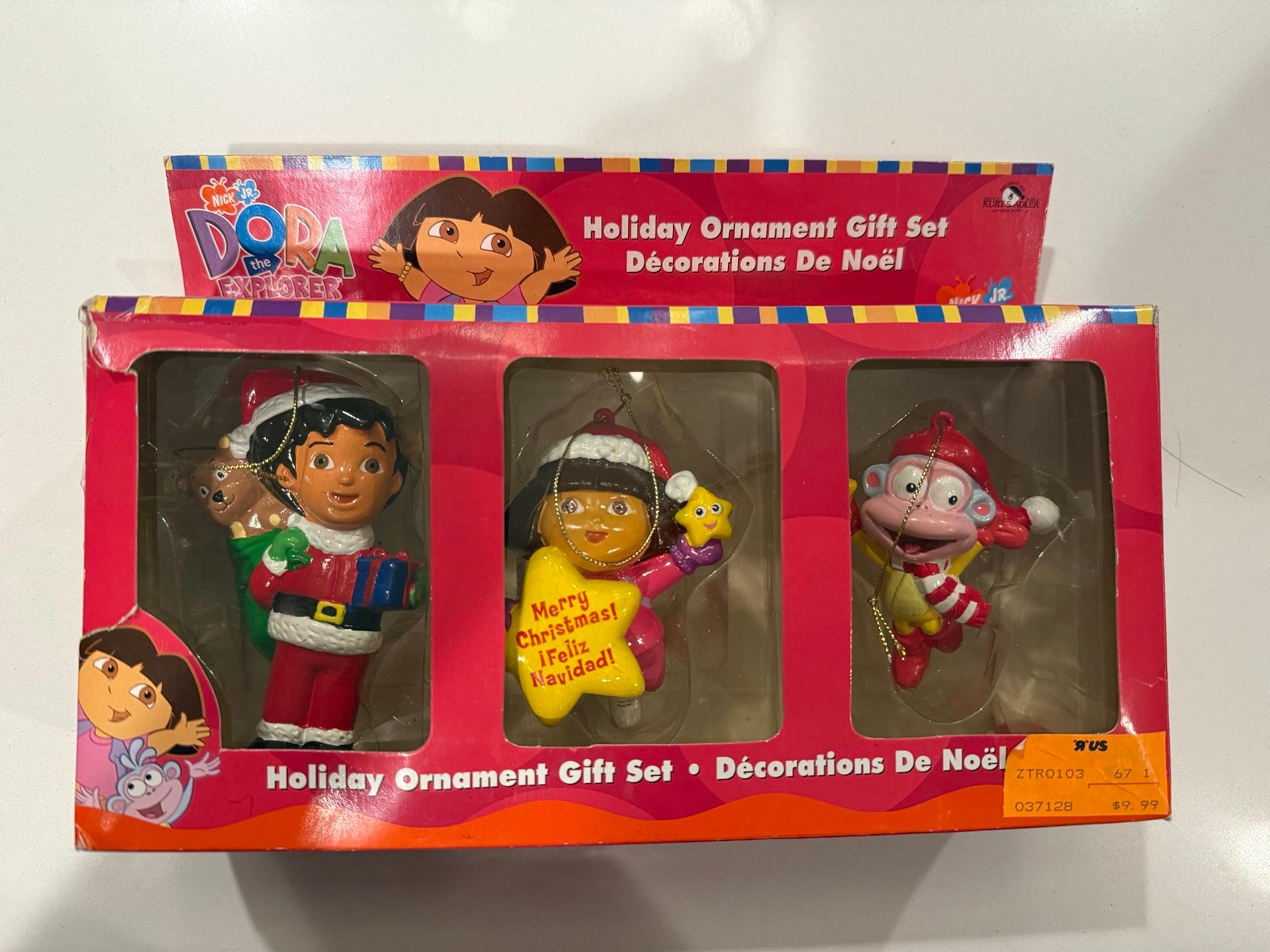 Dora the Explorer Ornament Set of 3
