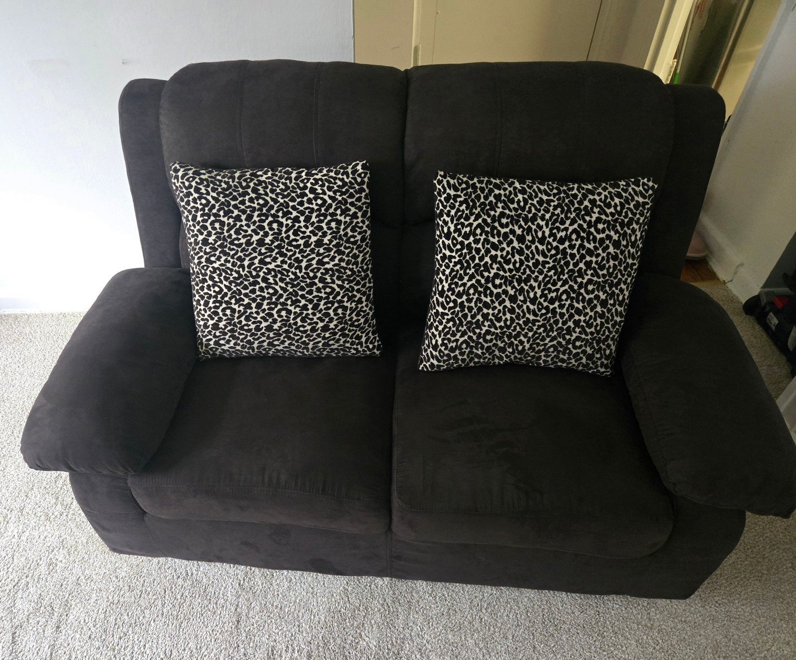 (Excellent) New black sofas/couch