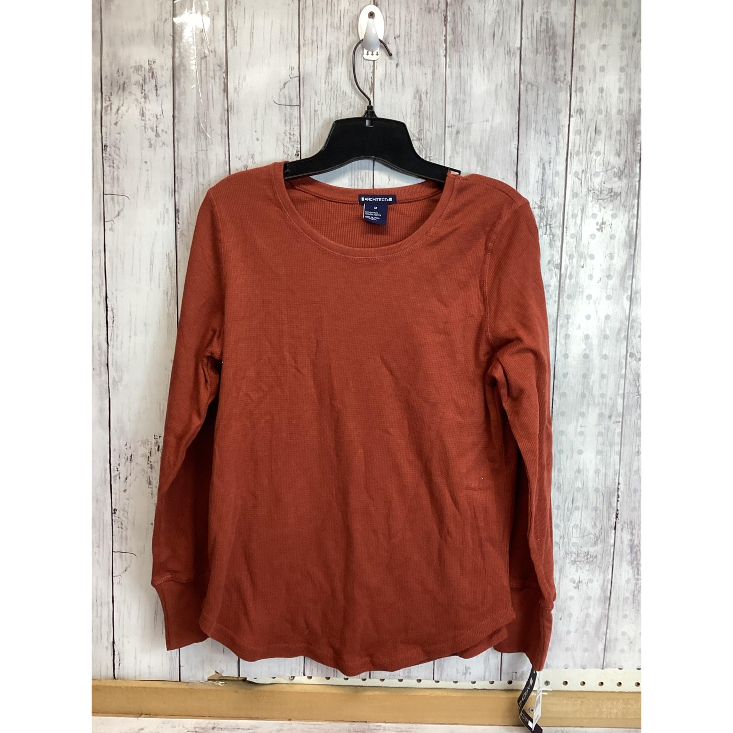 Architect Women's Long Sleeve Tee Shirt Orange M