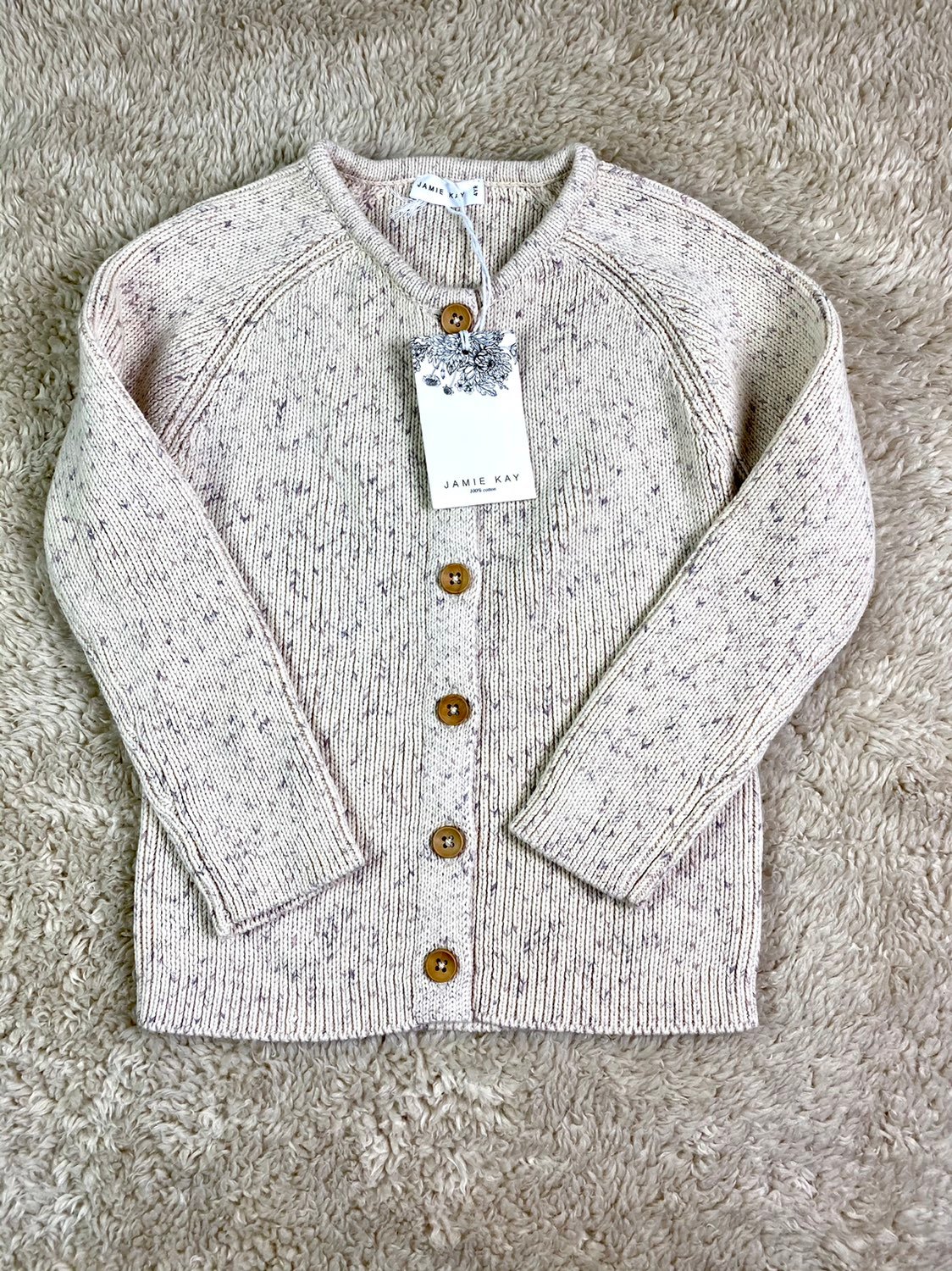 Jamie Kay Sprinkles Ribbed Cardigan
