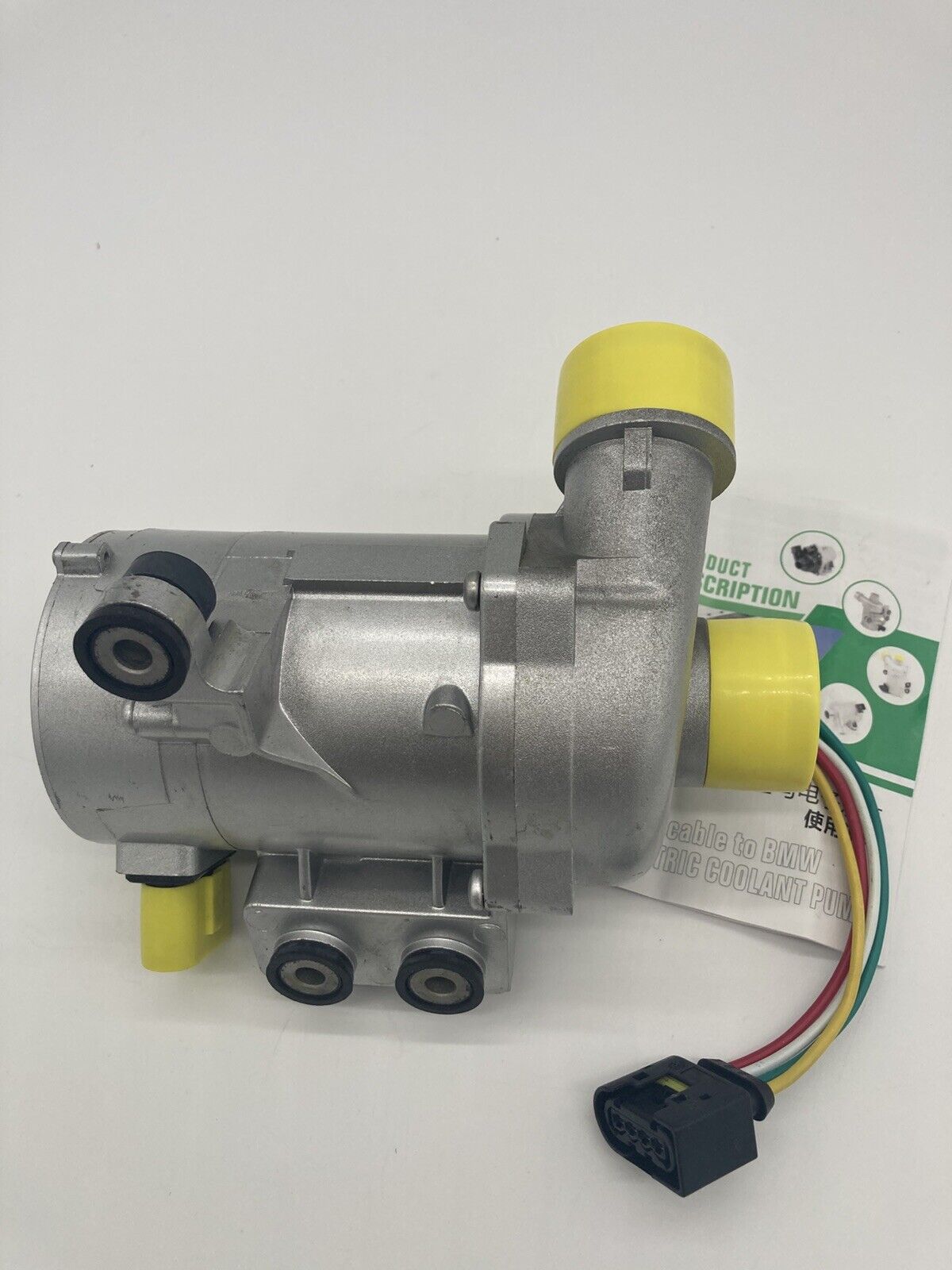 Electric Engine Water Pump W/Thermostat 11517521584 Compatible w/BMW X3 Z4 X5