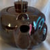 Vintage Relco Brown Ceramic Bulldog Teapot Japan
