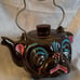 Vintage Relco Brown Ceramic Bulldog Teapot Japan