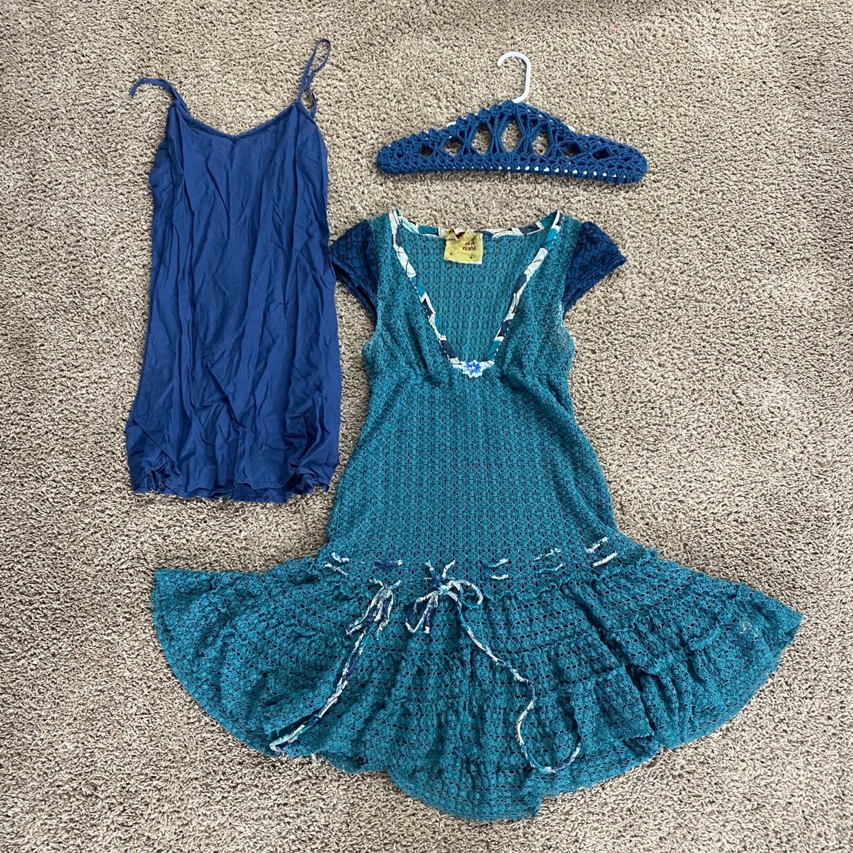 Free people RARE crochet dress