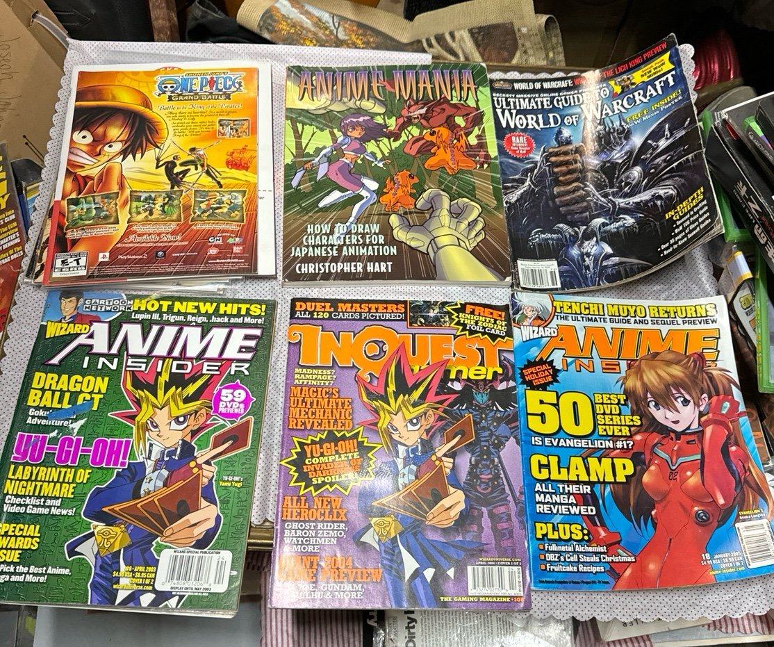 Lot of 6 mixed sets of rare magazines