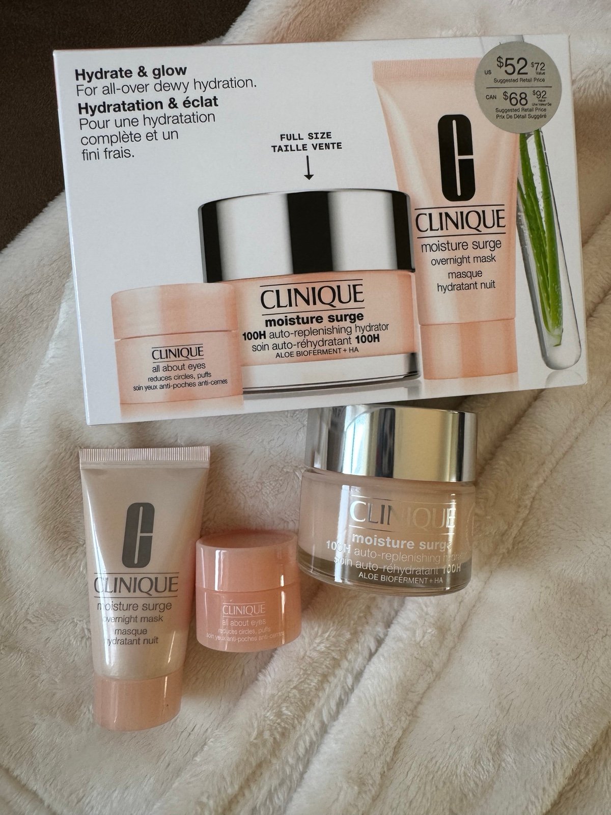 Clinique Hydrate & Glow 3 pieces