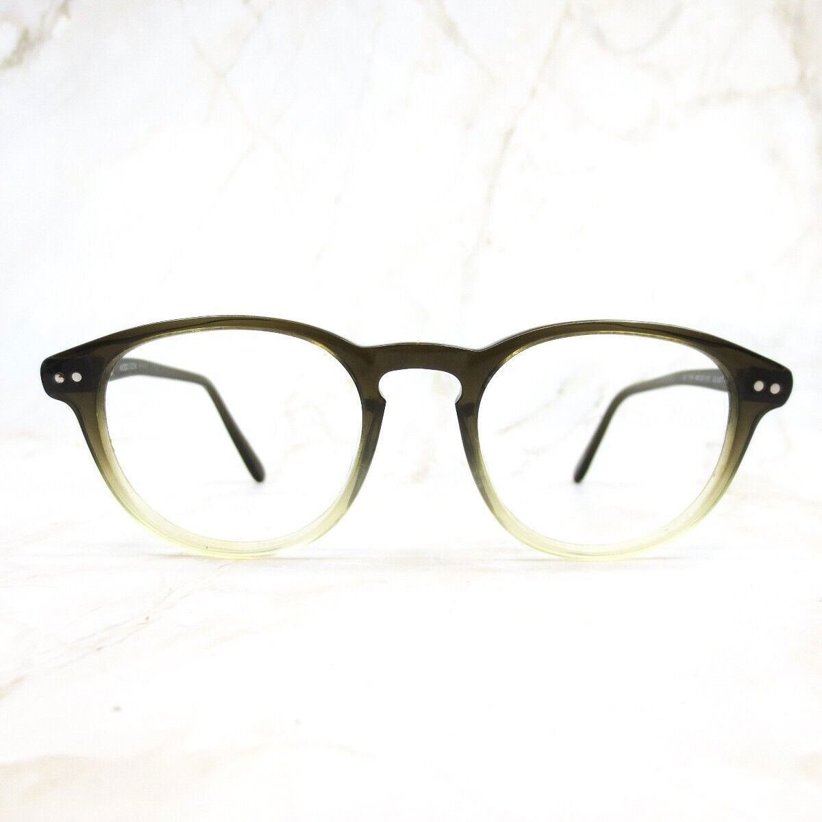 Modo MC 035 Eyeglasses Frame Unisex Olive Green Plastic Full Rim Round 48-20-150