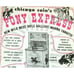 Pony Express Arcade FLYER 1962 Original NOS Rifle Shooting Game Art 8.5 x 11