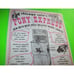 Pony Express Arcade FLYER 1962 Original NOS Rifle Shooting Game Art 8.5 x 11