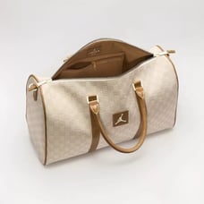 Jordan Monogram Duffle Bag Luggage Carry On Coconut Milk (40L) LM0759-W3Z Unisex