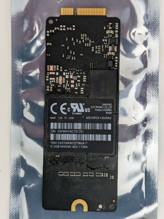 512GB OEM Apple SSD for MacBookPro10,1 15 A1398 2012 Early 2013 + 2022 Monterey