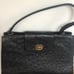 Vtg Ostrich skin leather skin bag