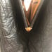 Vtg Ostrich skin leather skin bag
