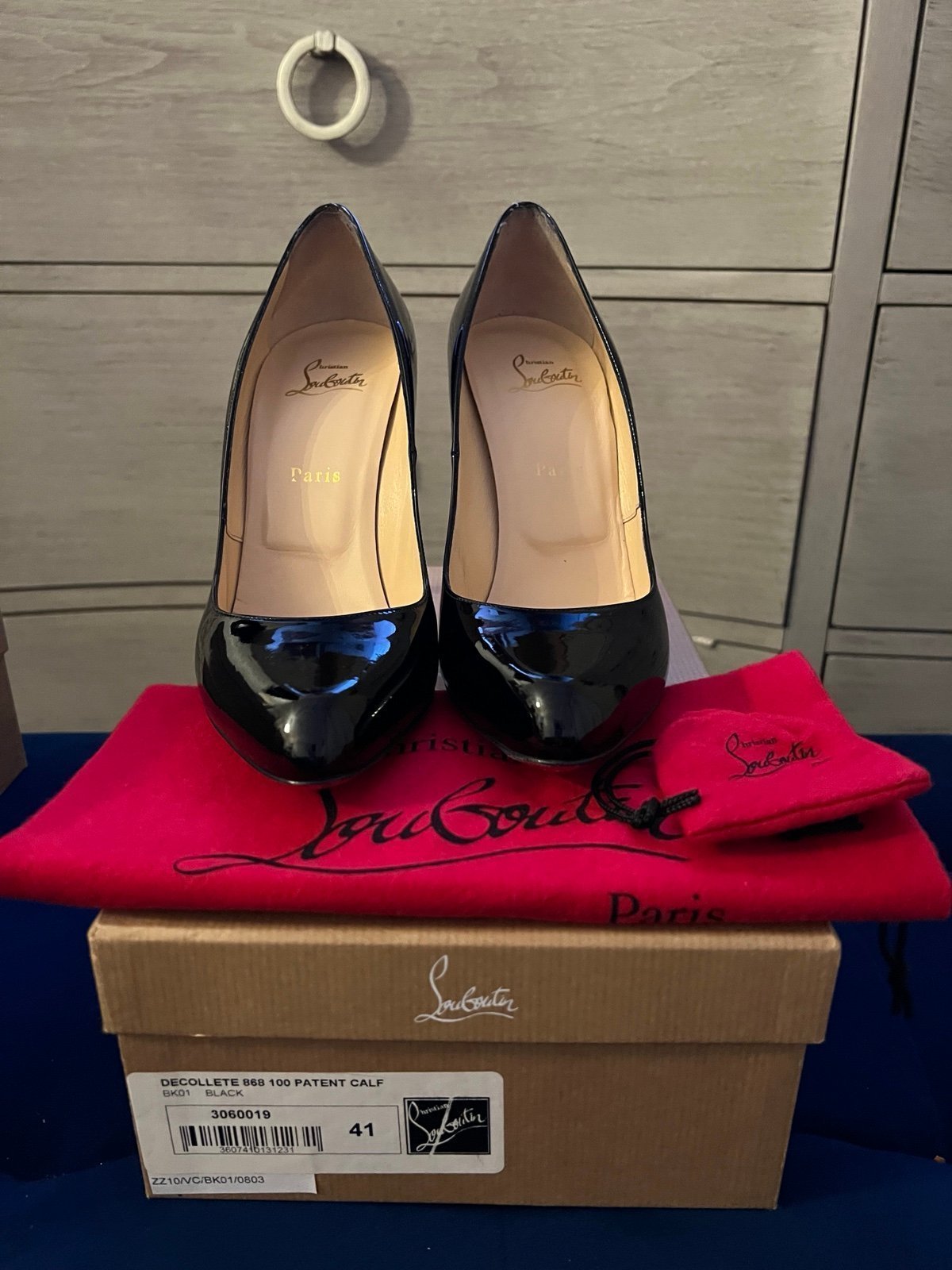 Christian Louboutin black pumps