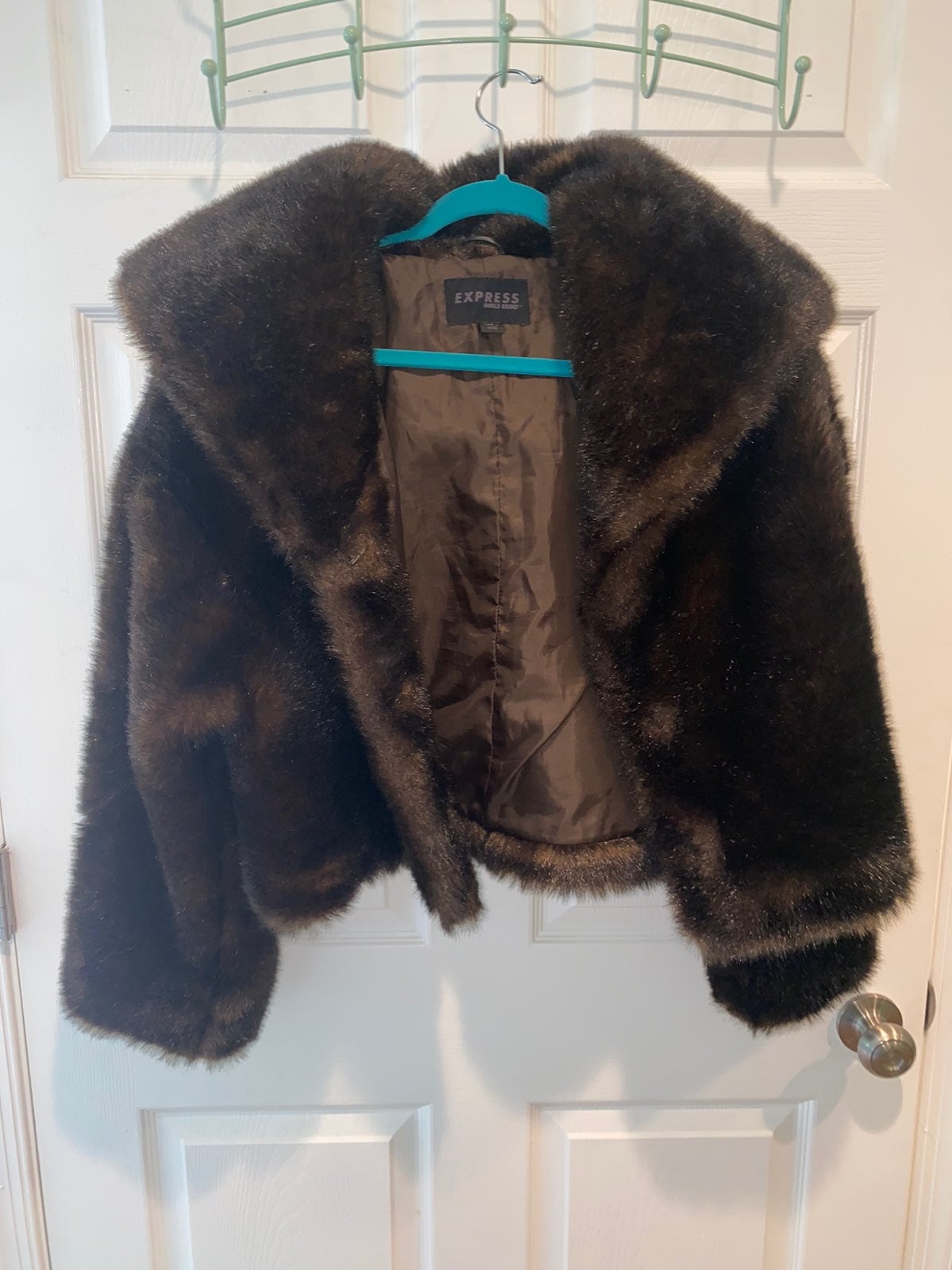 Express Cropped Fur Jacket