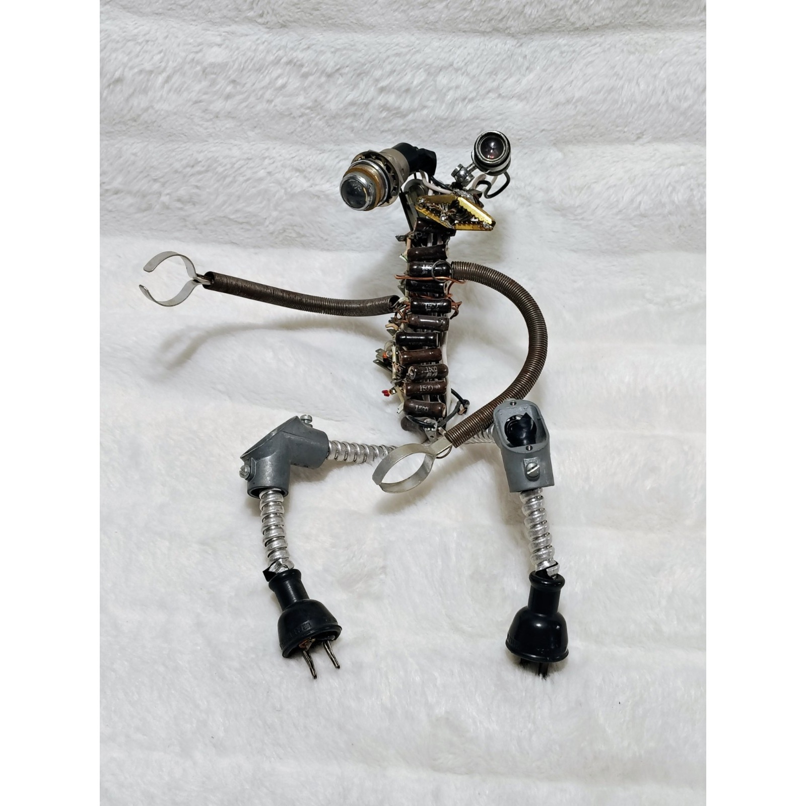Steampunk Art Sculpture Decor Robot 13 Handmade