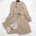【Cashmere】ANAYI Trench Coat with Liner, Stripe, Beige, Belt