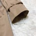 【Cashmere】ANAYI Trench Coat with Liner, Stripe, Beige, Belt