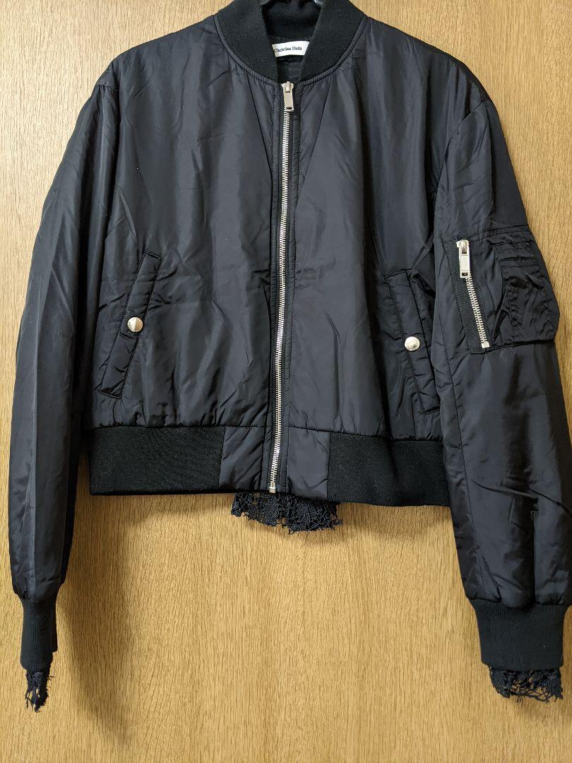 Black Cropped Nylon Jacket