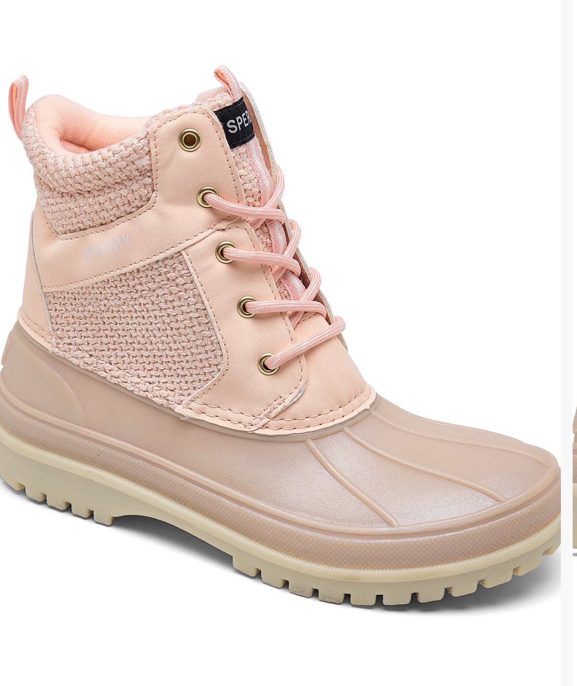 Sperry Big Girls storm hopper water-resistant boots size 6