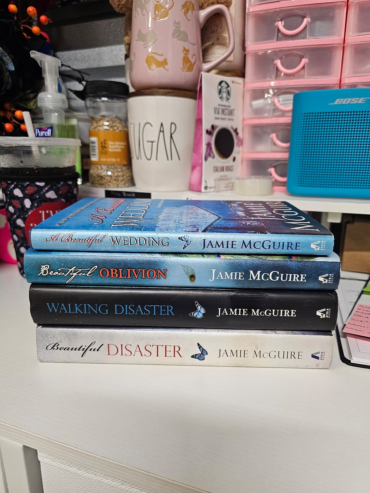 Signed Beautiful Disaster set by Jamie McGuire
