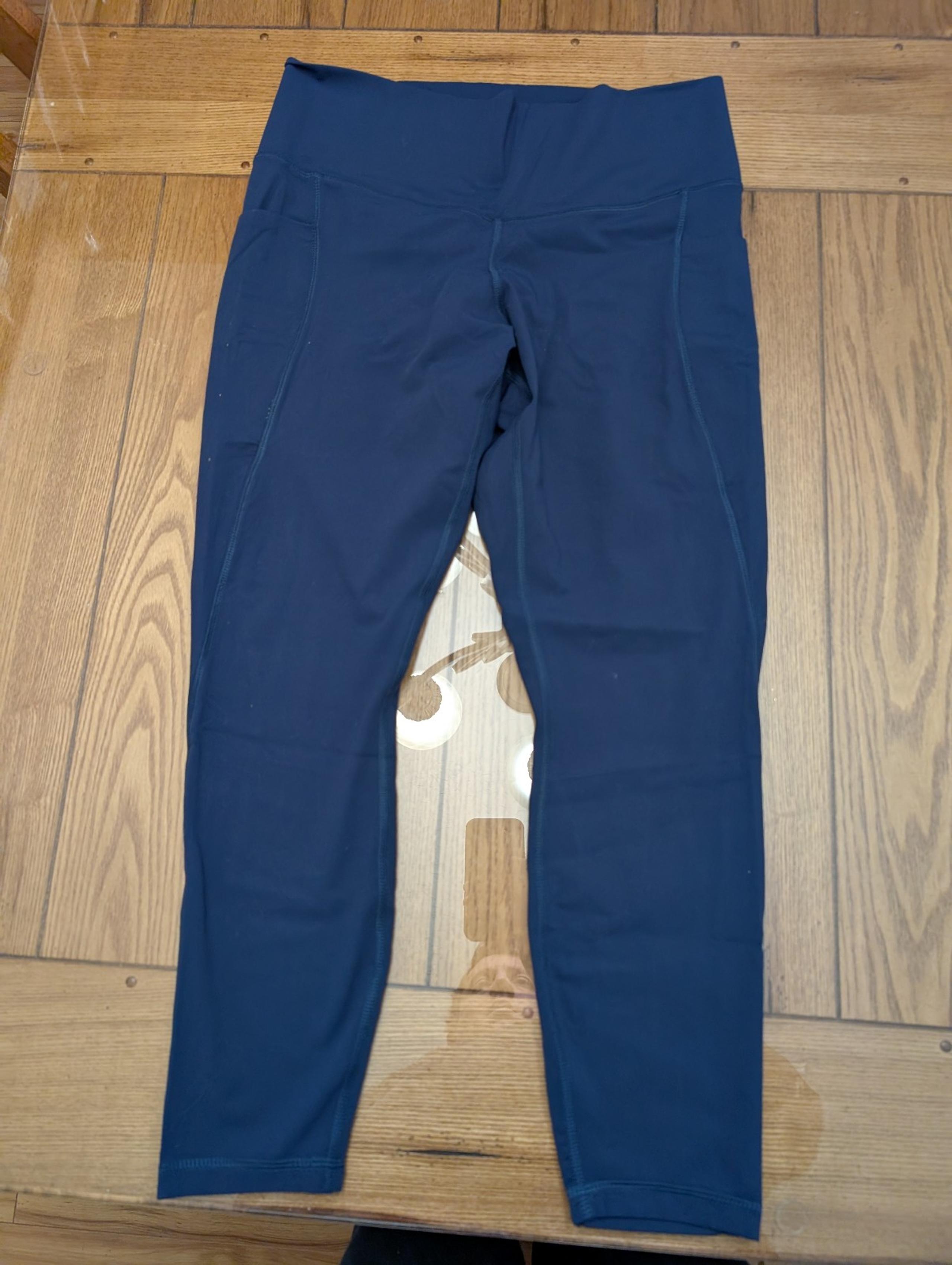 Member's Mark Women's Everyday High-Rise Ankle Legging Size Medium Navy Blue