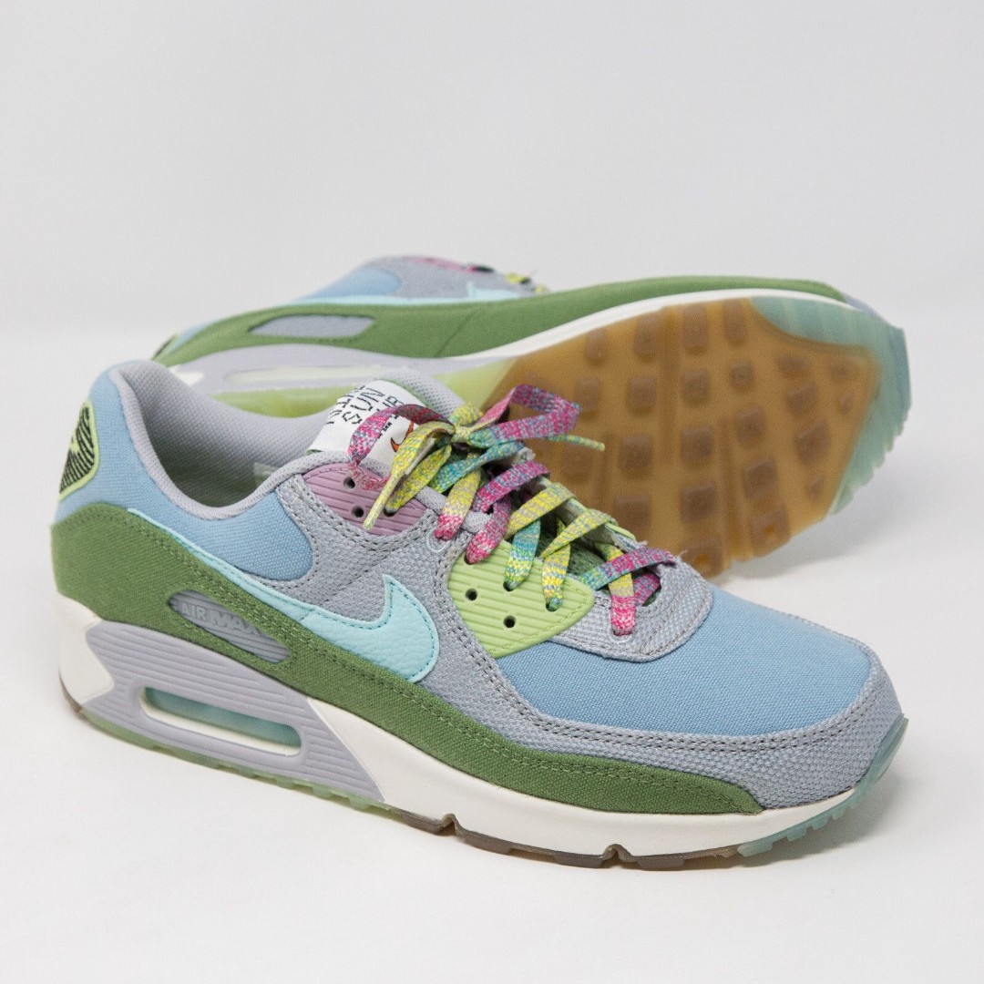 Size 8.5 - Nike Air Max 90 SE Sun ClubBlue Treeline