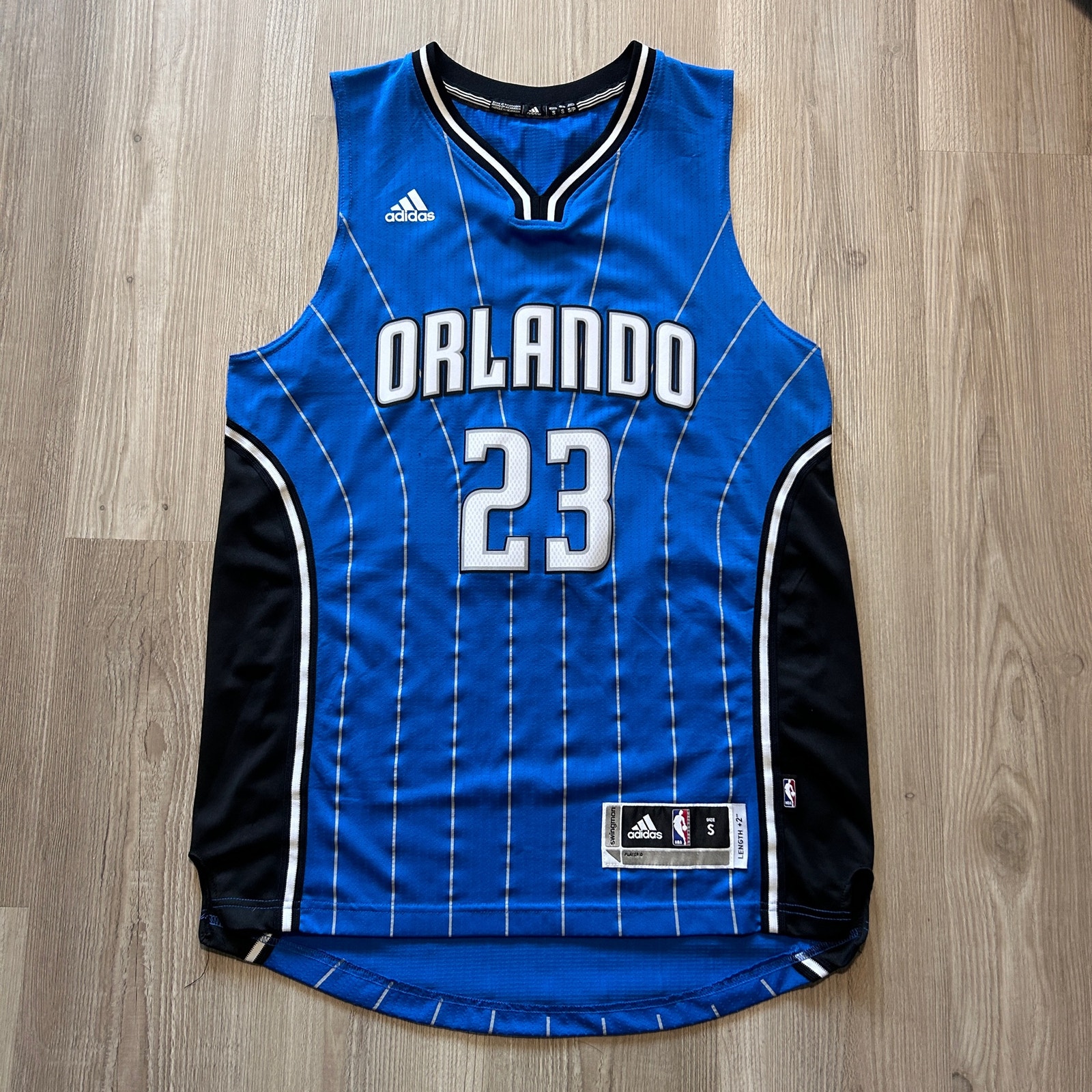 Men's Adidas Orlando Magic Mario Hezonja Blue Swingman Basketball Jersey Sz S