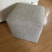 Square Ottoman Woven Cube Natural