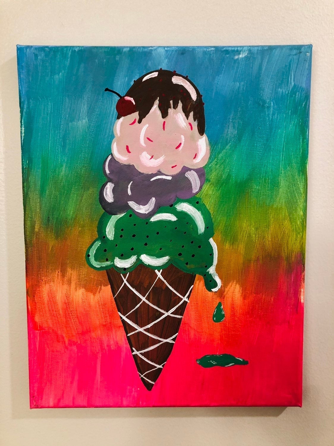 Children: Ice-Cream painting