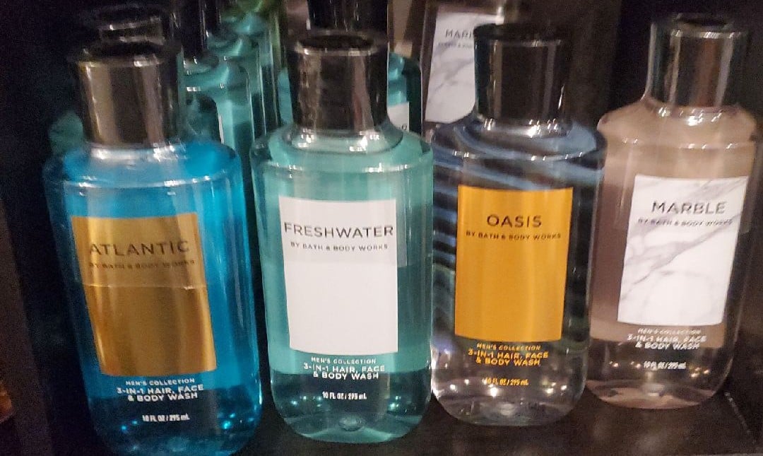 4 mens shower gels