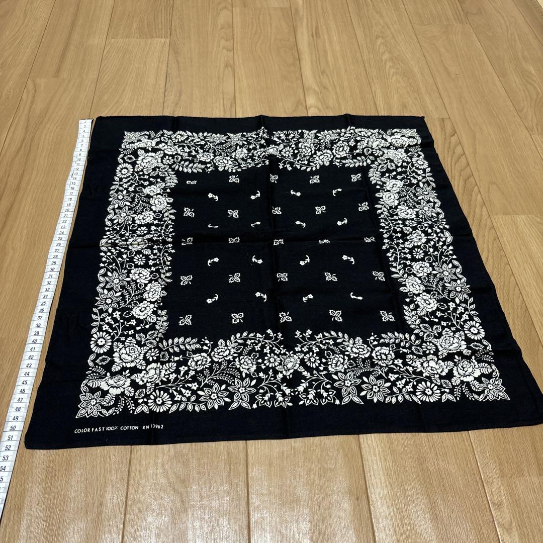 Vintage Bandana Rare Black.