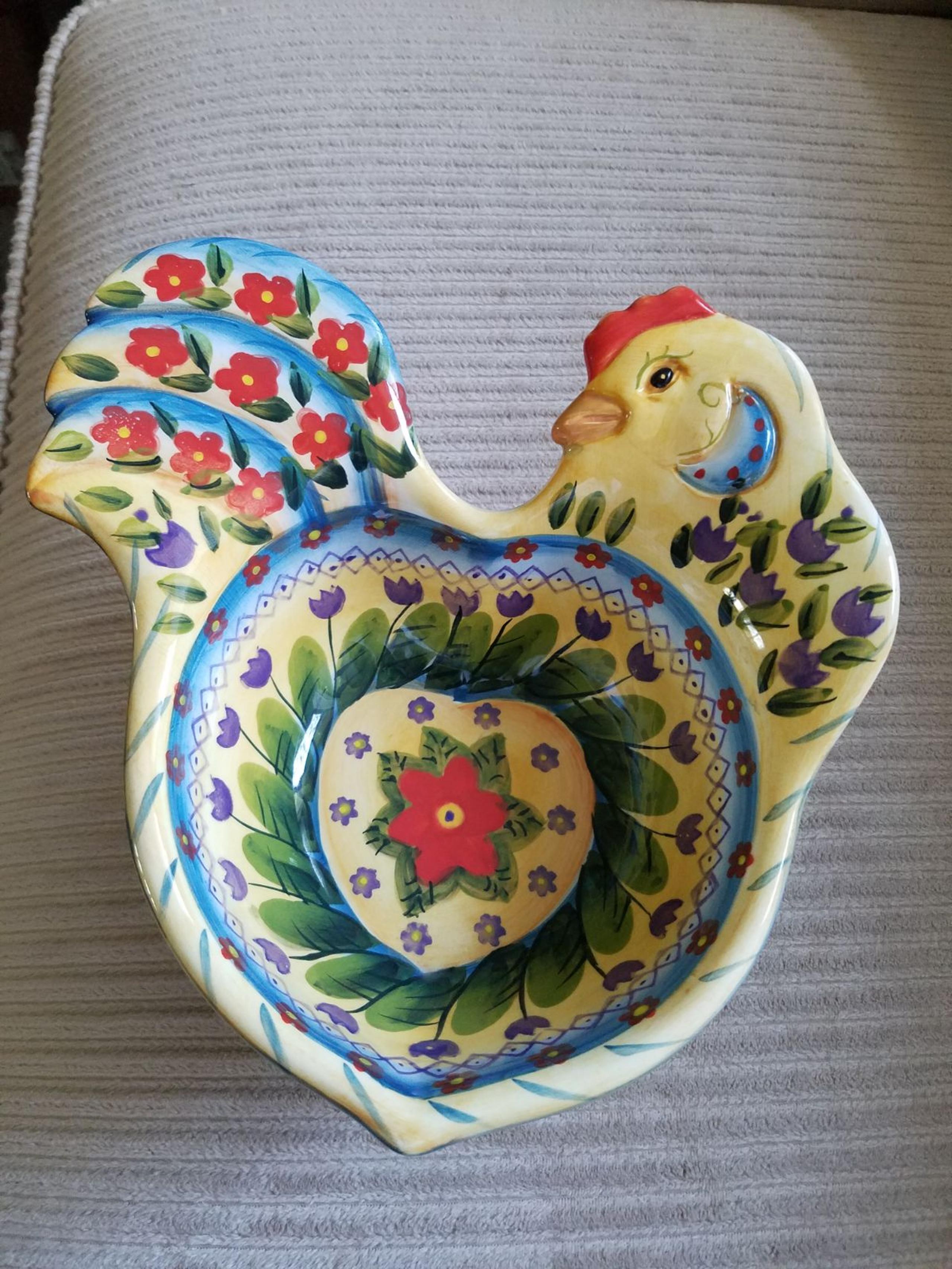 Rooster Bowl by Tabletops Unlimited