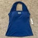 NFL All Sport Couture Blue Indianapolis Colts First Down Halter Top SZ M BNWT