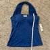 NFL All Sport Couture Blue Indianapolis Colts First Down Halter Top SZ M BNWT