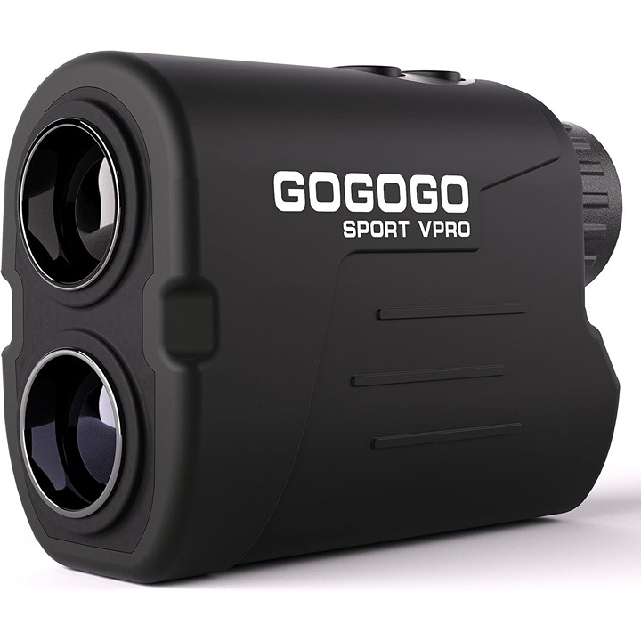 Gogogo Sport Vpro Black Laser Rangefinder 1000/1200 Yards 6X Magnification Golf