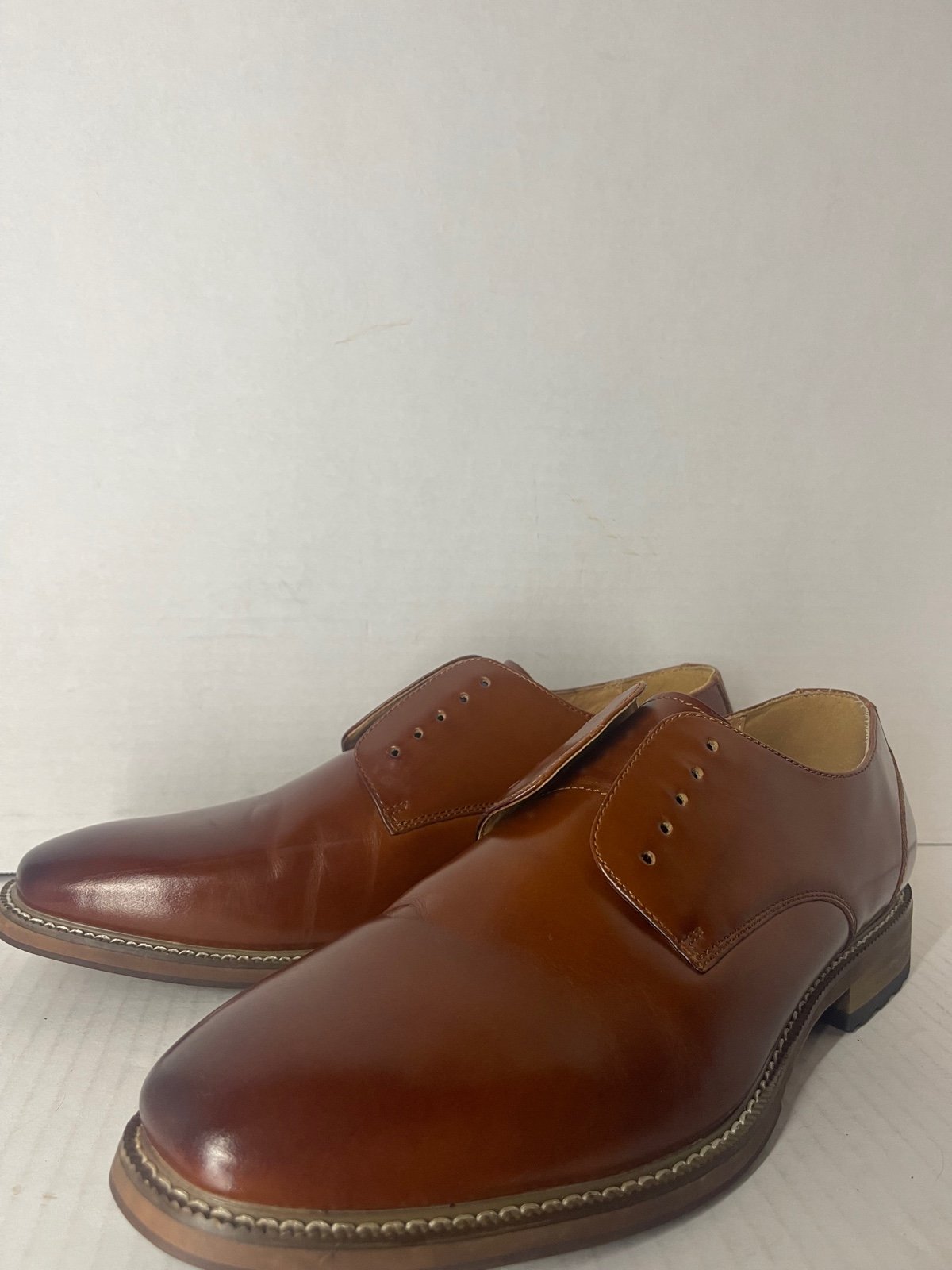 Joseph Abboud Men Thorton Plain Toe Oxford Leather Shoes