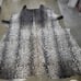 2 Leopard print on Leather Rug Cowhide, #641, New Cowhide Genuine Size 75x66