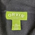 Orvis Lambswool Sweater Mens Size 2XL Black Pullover Shawl Collar Long Sleeve