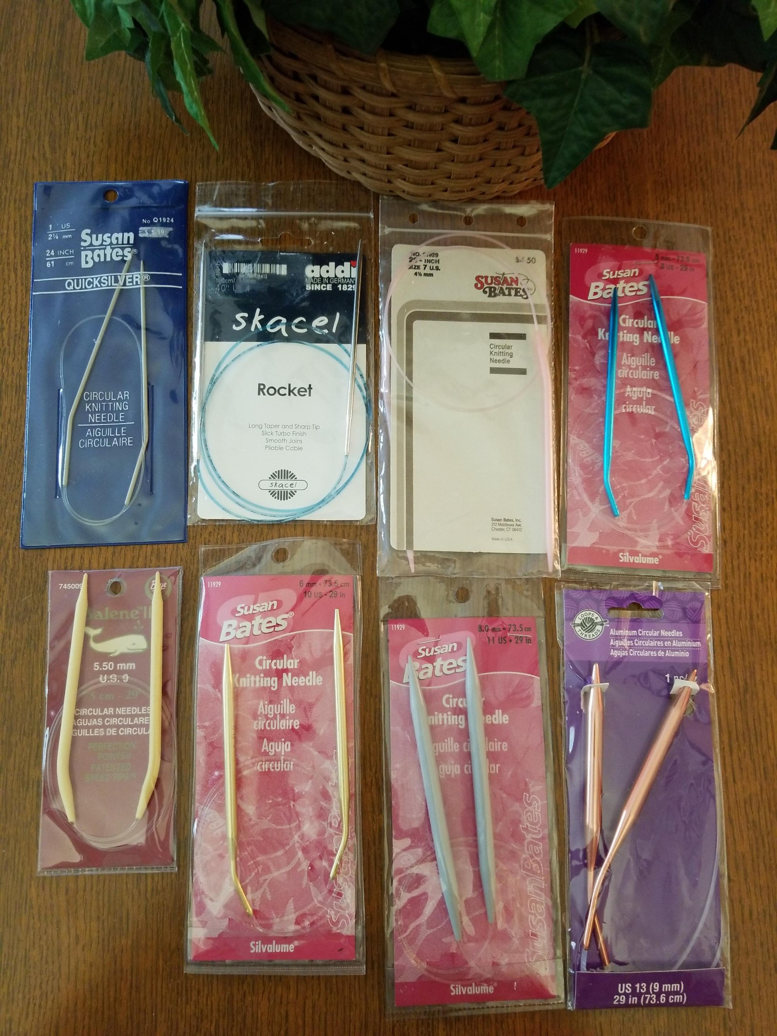 Circular Knitting Needle Lot  (8)  NIP