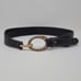 Brighton Hook Buckle Adjustable Waist Belt, Large
