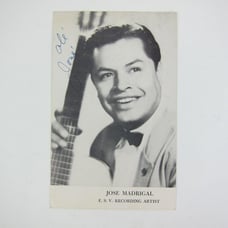 Jose Madrigal Photo Guitarist ESV Cincinnati WHIO Dayton Ohio Vintage 1950s RARE