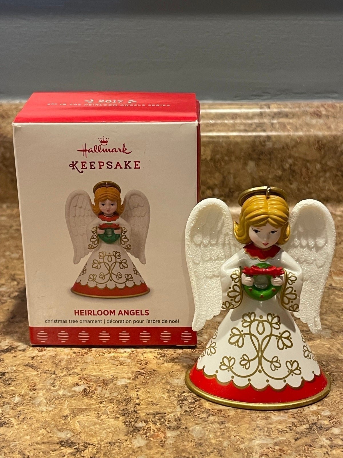 Hallmark Keepsake Christmas Ornament 2017 HEIRLOOM ANGELS Series #2
