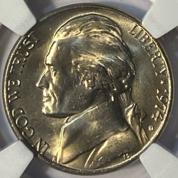 1974 D Jefferson Nickel 5c Coin Mint State NGC MS 65