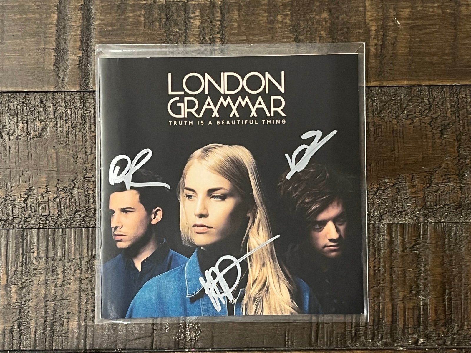 London Grammar Truth is a Beautiful Thing Signed CD Booklet