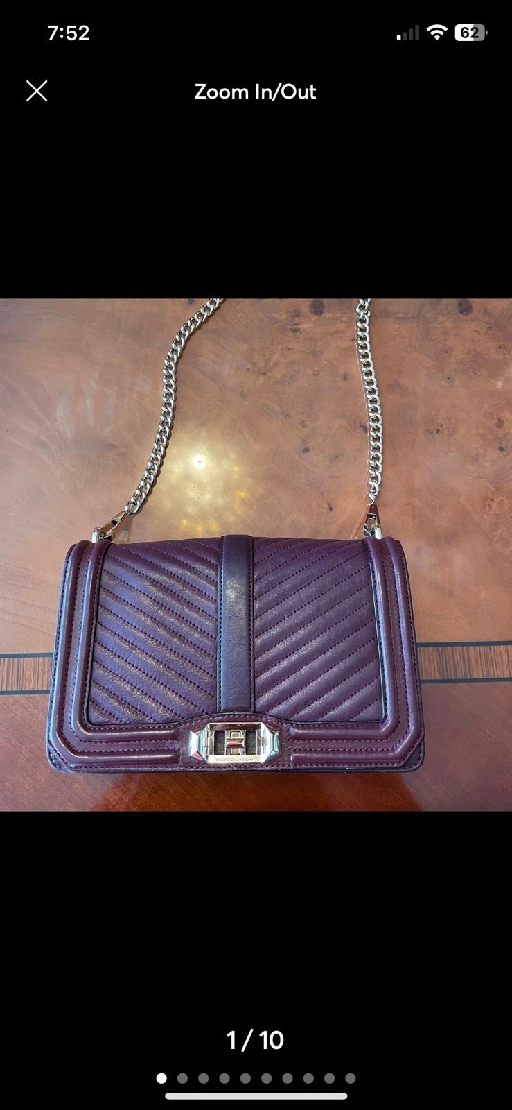 Rebecca Minkoff Chevron Quilted Love Crossbody