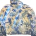 Generation Love Women’s Blue Tie Dye Puffy Shoulder Hooded Sweatshirt